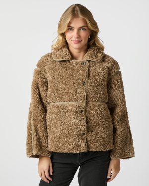 Castor Faux Fur Jacket