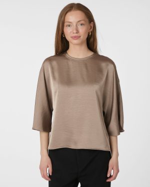 Liora Heavy Sateen Blouse