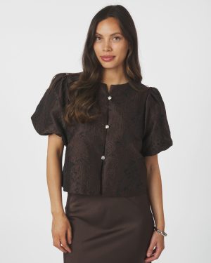 Aisa brocade blouse