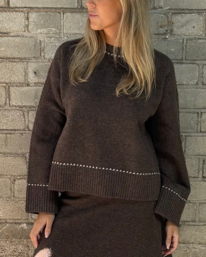 Roeme Knit Stitch Blouse