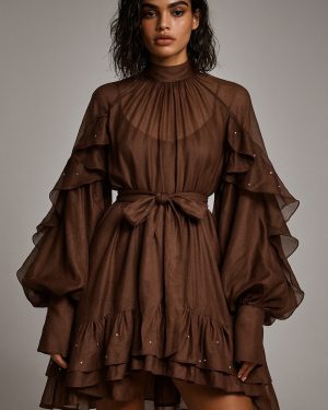 Malou Rhinestone Dress - Bild 5