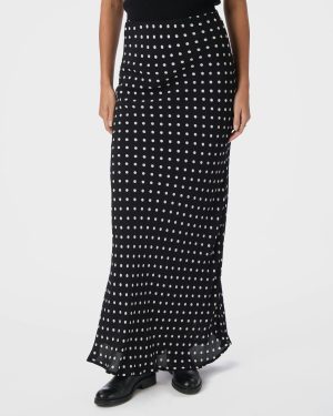 Viso Crepe Dot Skirt