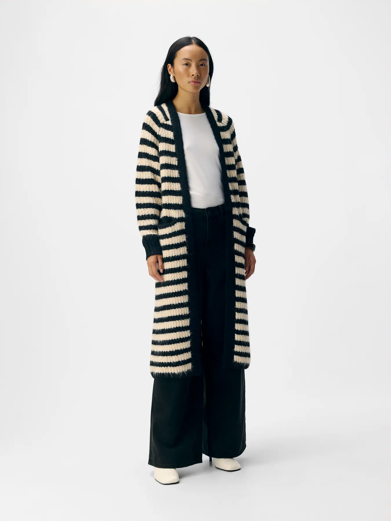 OBJMILU LS LO LONG KNIT CARDIGAN