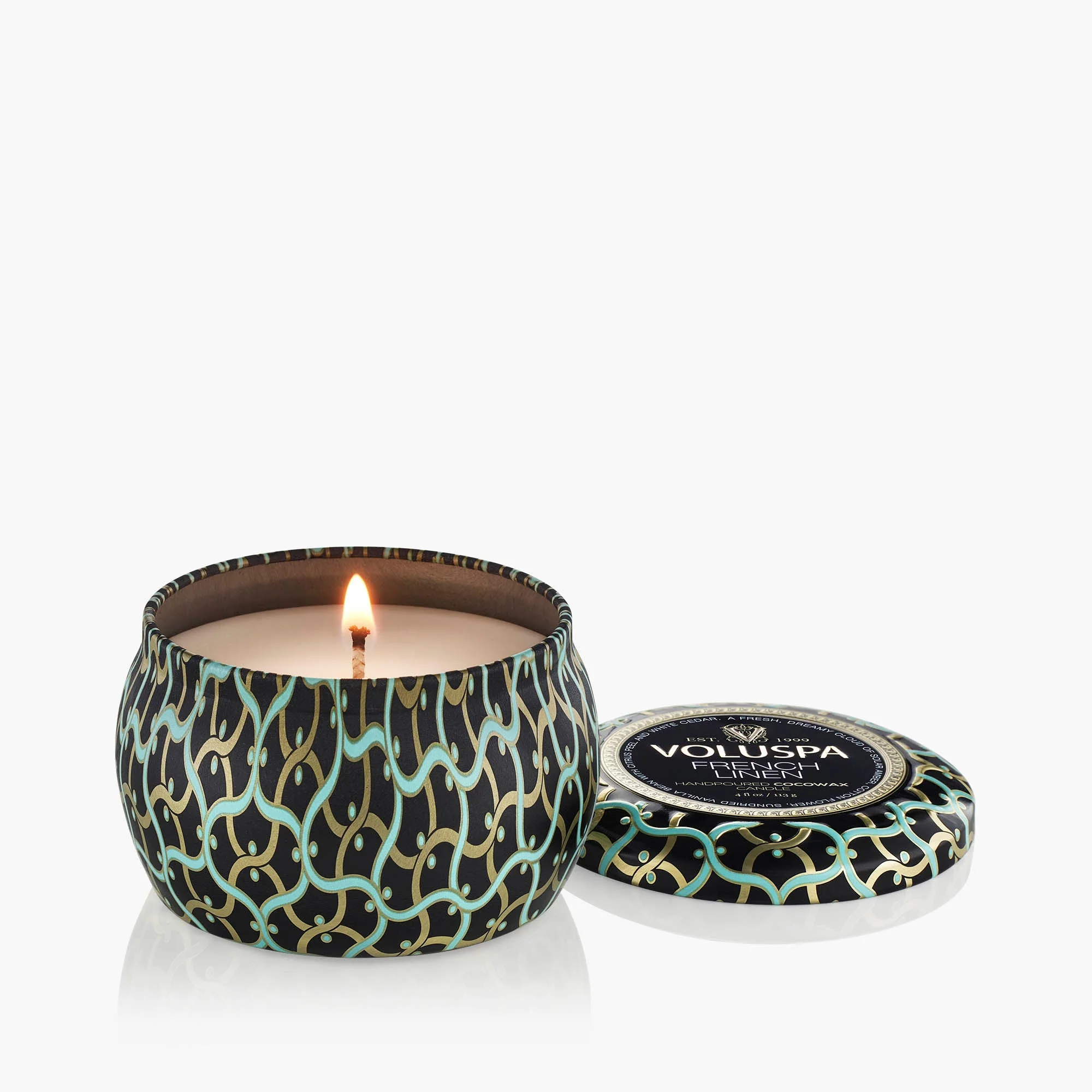Minitin Candle 25h French Linen
