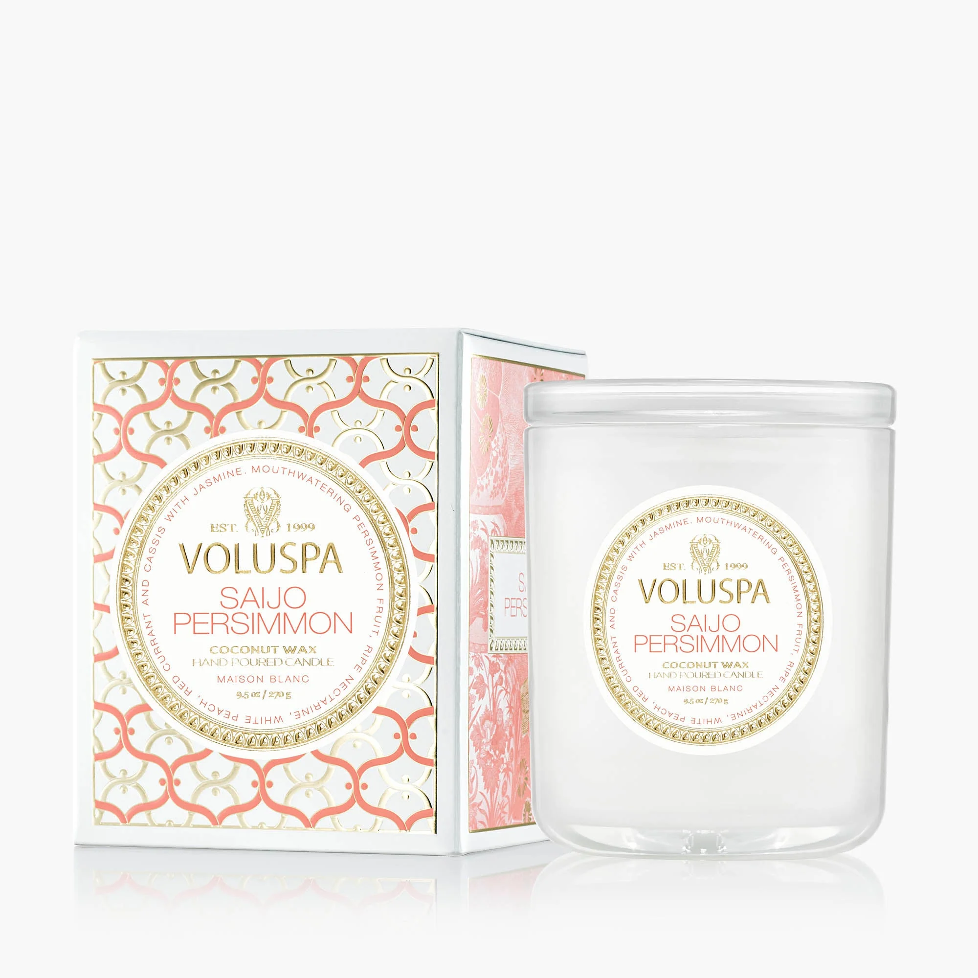 Boxed Candle 60h Saijo Persimmon