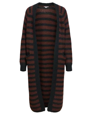 OBJMILU LS LO LONG KNIT CARDIGAN