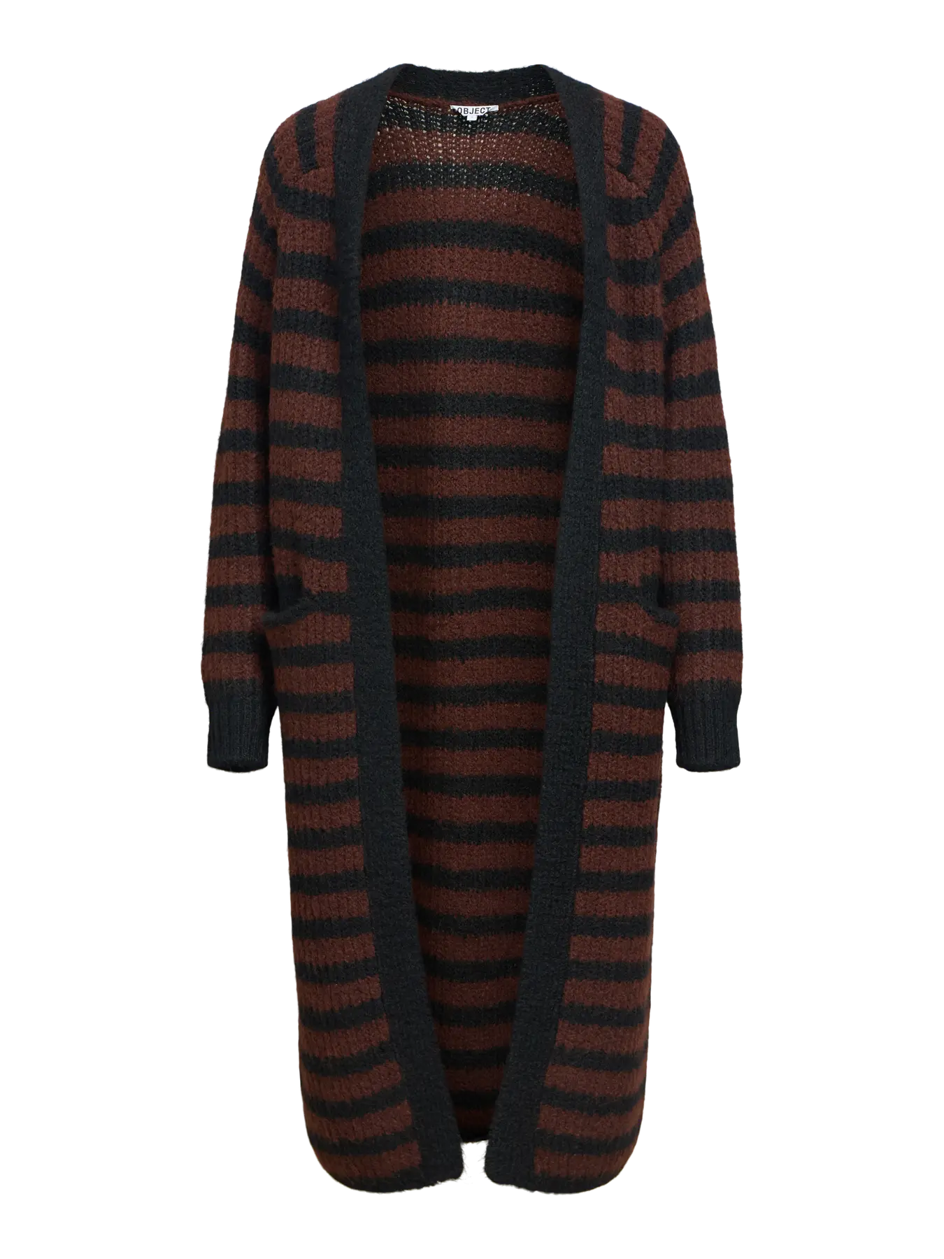 OBJMILU LS LO LONG KNIT CARDIGAN