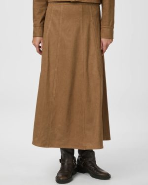 Raya Faux Suede Skirt