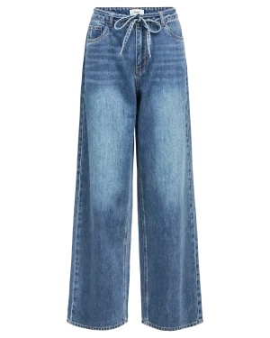OBJROSIE MW WIDE JEANS