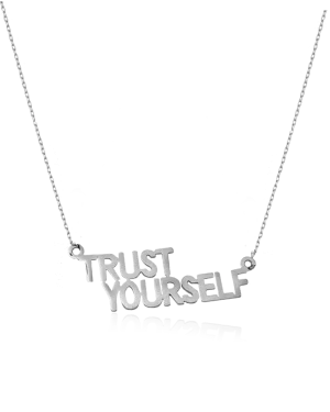 STATEMENT QUOTE MINI HALSBAND - TRUST YOURSELF
