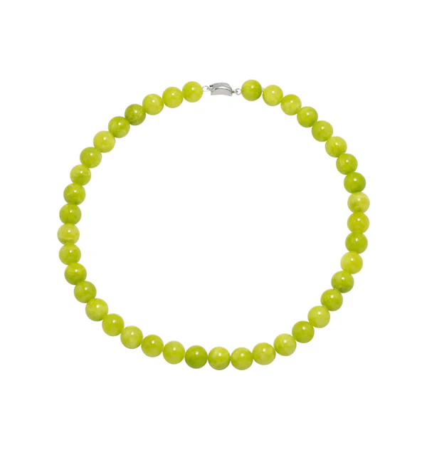 Elsa necklace green jade