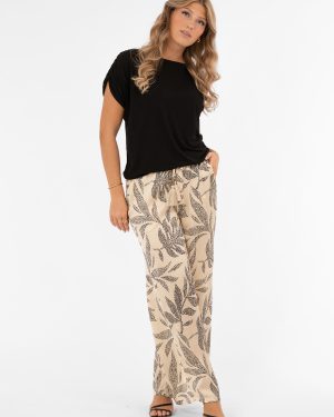 Lush Pants Champagne/Black