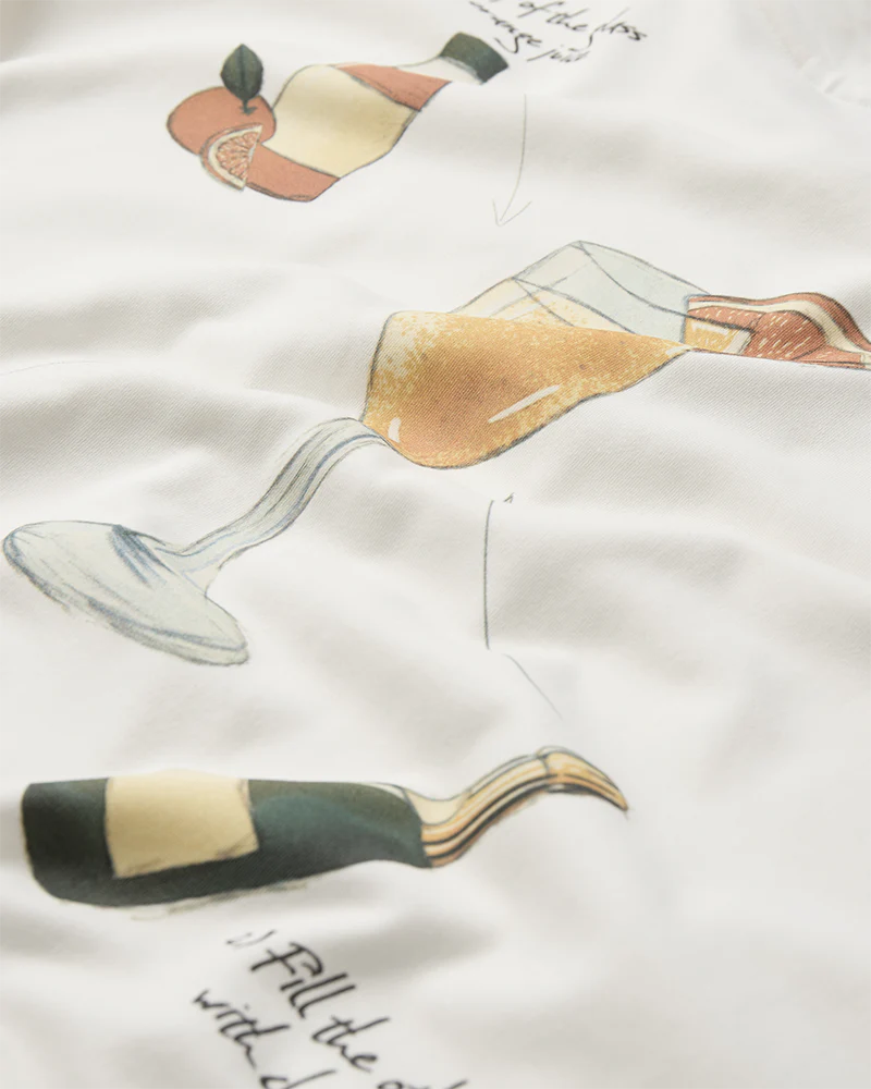 CMMUSE - T-SHIRT IN WHITE AND YELLOW - Bild 4