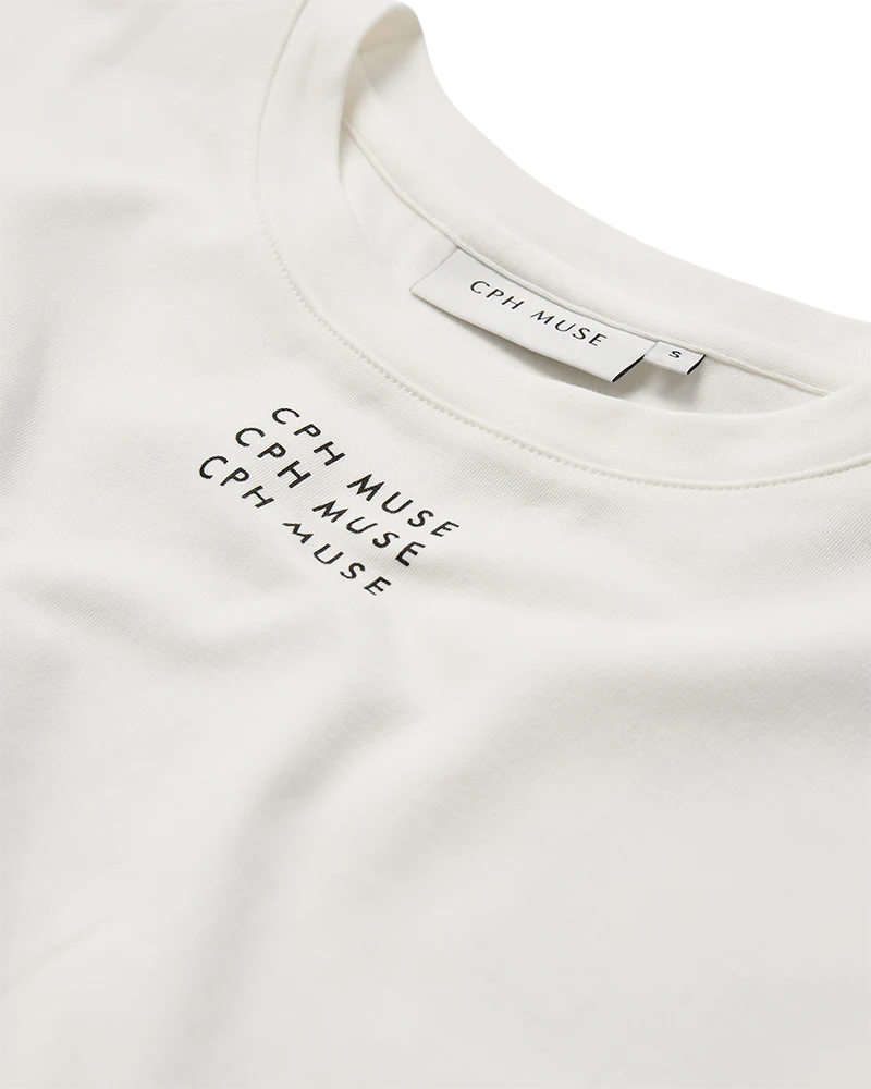 CMMUSE - T-SHIRT IN WHITE AND YELLOW - Bild 5