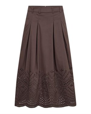 PoppyCC Pleat Scallop Skirt