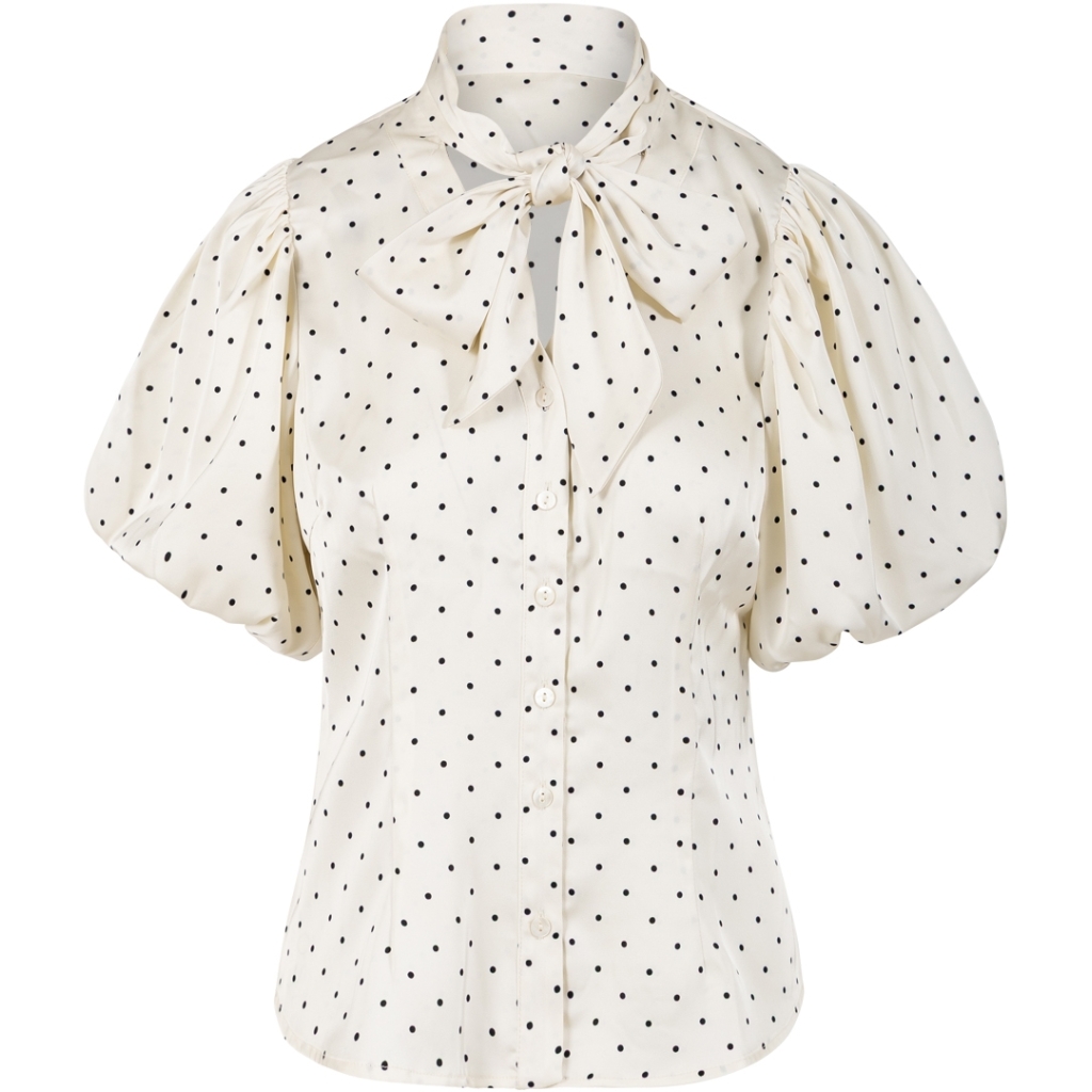 Blouse with ribbon collar - Bild 3