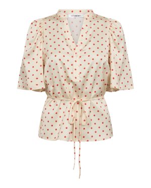 CambriaCC Dot SS Blouse