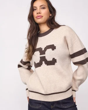 RowCC Coco Logo Knit - Creme